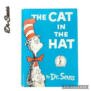 Dr Seuss The Cat in The Hat most loved childrens book hardcover colorful fun